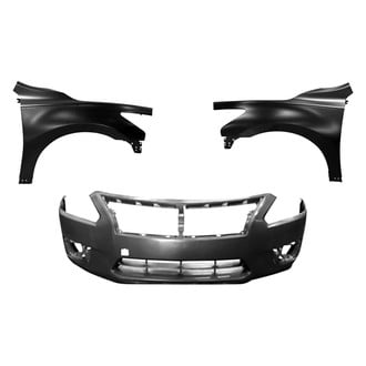 Sherman® - 3-Piece (Front Bumper Cover, Driver and Passenger Side Fender) (CAPA Certified)