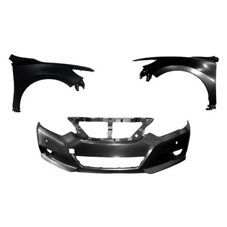 Sherman® - 3-Piece (Front Bumper Cover, Driver and Passenger Side Fender) (CAPA Certified)