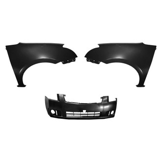 Sherman® - 3-Piece (Front Bumper Cover, Driver and Passenger Side Fender) (CAPA Certified)