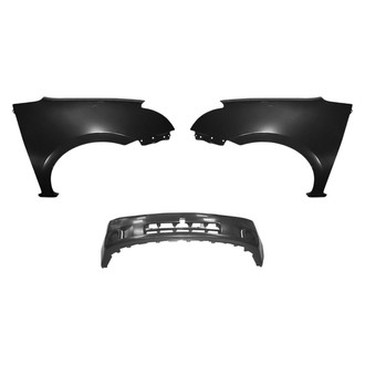 Sherman® - 3-Piece (Front Bumper Cover, Driver and Passenger Side Fender) (CAPA Certified)