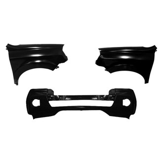 Sherman® - 3-Piece (Front Bumper Cover, Driver and Passenger Side Fender) (CAPA Certified)