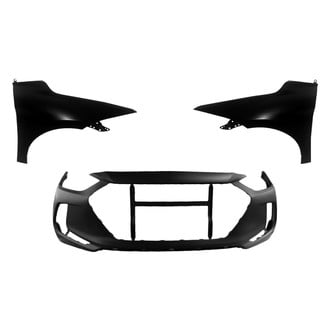 Sherman® - 3-Piece (Front Bumper Cover, Driver and Passenger Side Fender) (CAPA Certified)