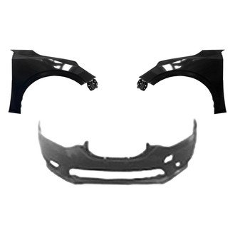 Sherman® - 3-Piece (Front Bumper Cover, Driver and Passenger Side Fender) (CAPA Certified)