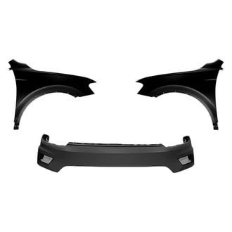Sherman® - 3-Piece (Front Bumper Cover, Driver and Passenger Side Fender) (CAPA Certified)