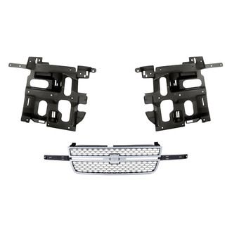 Sherman® - 3-Piece (Grille, Driver and Passenger Side Headlight Support) (Standard Line)
