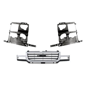 Sherman® - 3-Piece (Grille, Driver and Passenger Side Headlight Support) (Standard Line)
