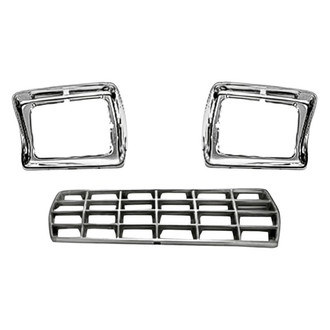 Sherman® - 3-Piece (Grille, Driver and Passenger Side Headlight Bezel) (Standard Line)