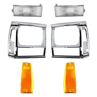 Sherman® - 6-Piece (Front Driver and Passenger Side Turn Signal/Parking Light, Driver and Passenger Side Headlight Bezel, Front Driver and Passenger Side Turn Signal/Corner Light) (Standard Line)