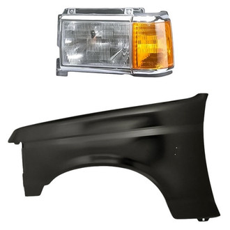 Sherman® - 2-Piece Kit (Driver Side Headlight, Front Driver Side Fender) (Standard Line)