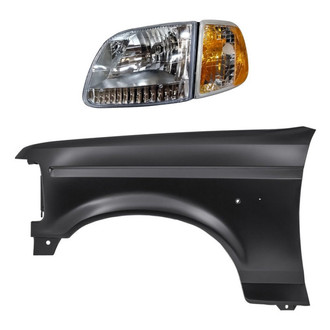 Sherman® - 2-Piece Kit (Driver Side Headlight, Front Driver Side Fender) (Standard Line)