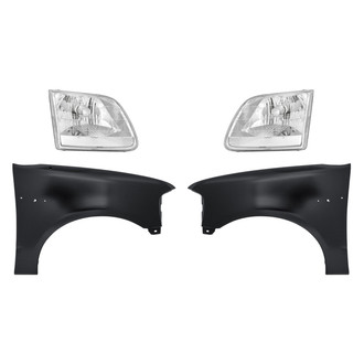 Sherman® - 4-Piece Kit (Driver and Passenger Side Headlights, Driver and Passenger Side Fenders) (Standard Line)