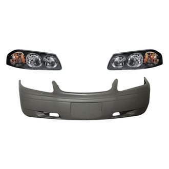 Sherman® - 3-Piece Kit (Driver and Passenger Side Headlights, Front Bumper Cover) (Standard Line)