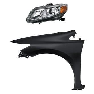 Sherman® - 2-Piece Kit (Driver Side Headlight, Front Driver Side Fender) (CAPA Certified)