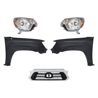 Sherman® - 5-Piece Kit (Driver and Passenger Side Headlights, Grille, Driver and Passenger Side Fenders) (Standard Line)