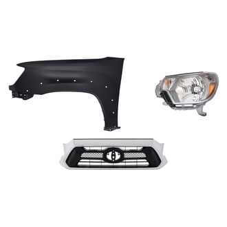 Sherman® - 3-Piece Kit (Driver Side Headlight, Grille, Front Driver Side Fender) (Standard Line)