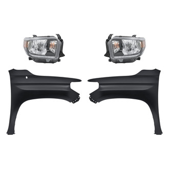 Sherman® - 4-Piece Kit (Driver and Passenger Side Headlights, Driver and Passenger Side Fenders) (Standard Line)