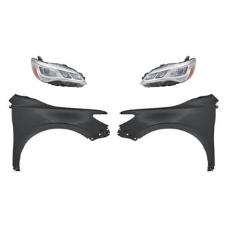 Sherman® - 4-Piece Kit (Driver and Passenger Side Headlights, Driver and Passenger Side Fenders) (Standard Line)