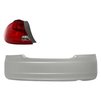 Sherman® - Replacement 2-Piece Kit (Driver Side Tail Light, Rear Bumper Cover) (Standard Line)
