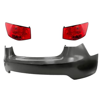 Sherman® - Driver and Passenger Side Replacement 3-Piece Kit (Driver and Passenger Side Outer Tail Lights, Rear Bumper Cover) (CAPA Certified)