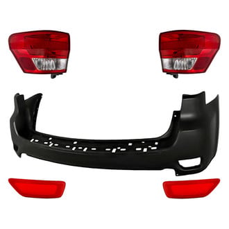 Sherman® - Driver and Passenger Side Replacement 5-Piece Kit (Driver and Passenger Side Outer Tail Lights, Rear Driver and Passenger Side Bumper Reflectors, Rear Upper Bumper Cover) (Standard Line)