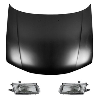 Sherman® - 3-Piece Kit (Driver and Passenger Side Headlights, Hood Panel) (Value Line)