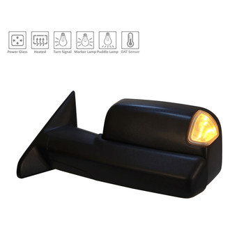 Sherman® - Driver Side Power View Mirror (Heated, Foldaway) (Standard Line)