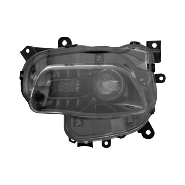 Sherman® - Driver Side Replacement Headlight, Jeep Cherokee