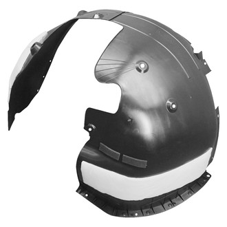 Sherman® - Front Driver Side Fender Liner (CAPA Certified)
