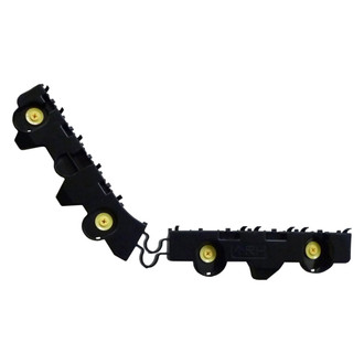 Sherman® - Rear Outer Passenger Side Bumper Cover Bracket (CAPA Certified)
