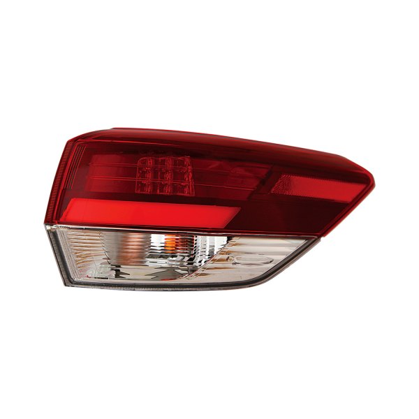 Sherman® - Passenger Side Outer Replacement Tail Light, Toyota Highlander