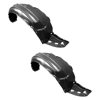 Sherman® - Front Driver and Passenger Side Fender Liner Set (Value Line)