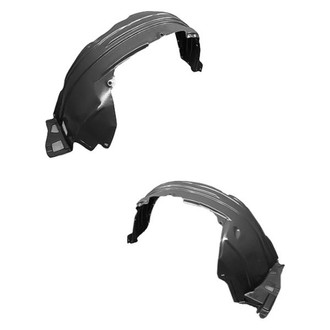 Sherman® - Front Driver and Passenger Side Fender Liner Set (Value Line)