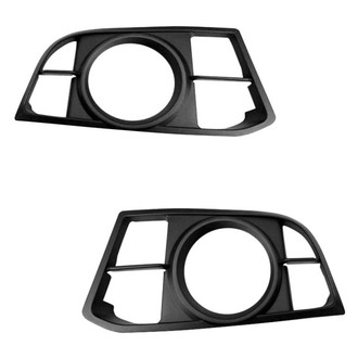 Sherman® - Front Driver and Passenger Side Fog Light Bezel Set (Value Line)