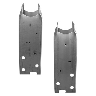 Sherman® - Front Driver and Passenger Side Bumper Cover Reinforcement Bracket Set (CAPA Certified)