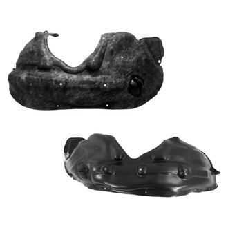 Sherman® - Front Driver and Passenger Side Fender Liner Set (Value Line)