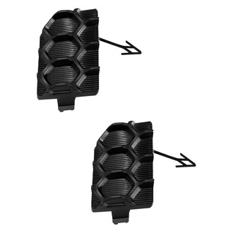 Sherman® - Front Driver and Passenger Side Tow Hook Cover Set (Value Line)