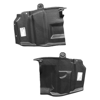 Sherman® - Front Driver and Passenger Side Fender Splash Shield Set (Value Line)