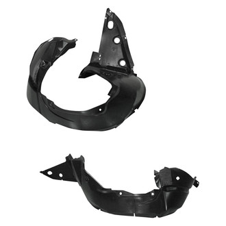 Sherman® - Front Driver and Passenger Side Fender Liner Set (CAPA Certified)