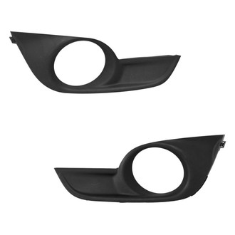 Sherman® - Front Driver and Passenger Side Fog Light Bezel Set (CAPA Certified)