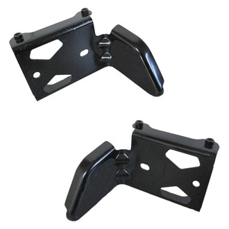 Sherman® - Front Driver and Passenger Side Bumper Bracket Set (CAPA Certified)