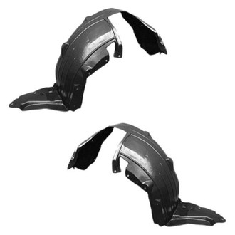 Sherman® - Front Driver and Passenger Side Fender Liner Set (Value Line)