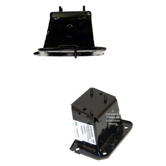 Sherman® - Front Driver and Passenger Side Bumper Bracket Set (CAPA Certified)