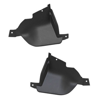 Sherman® - Front Lower Driver and Passenger Side Bumper Finisher Trim Piece Set (Value Line)