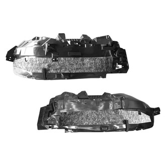 Sherman® - Front Driver and Passenger Side Fender Liner Set (Value Line)