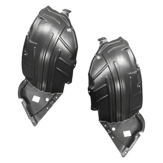 Sherman® - Front Driver and Passenger Side Fender Liner Front Section Set (Value Line)