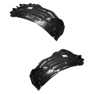 Sherman® - Front Rearward Driver and Passenger Side Fender Liner Rear Section Set (Value Line)