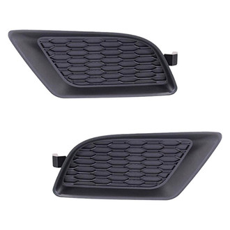 Sherman® - Front Driver and Passenger Side Fog Light Cover Set (Value Line)