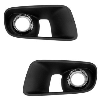 Sherman® - Front Driver and Passenger Side Fog Light Bezel Set (Value Line)