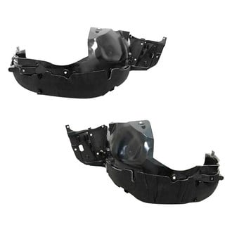 Sherman® - Front Driver and Passenger Side Fender Liner Set (Value Line)