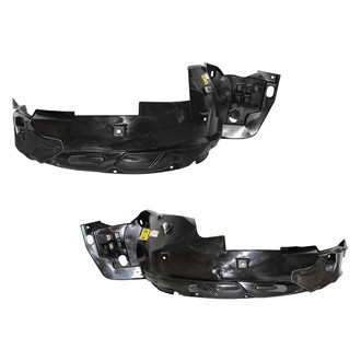 Sherman® - Front Driver and Passenger Side Fender Liner Set (CAPA Certified)